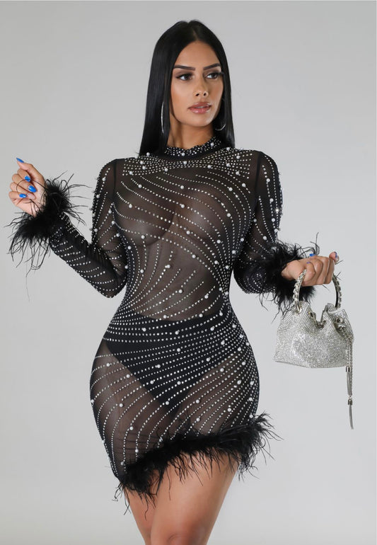 SEDUCTIVE MESH DRESS