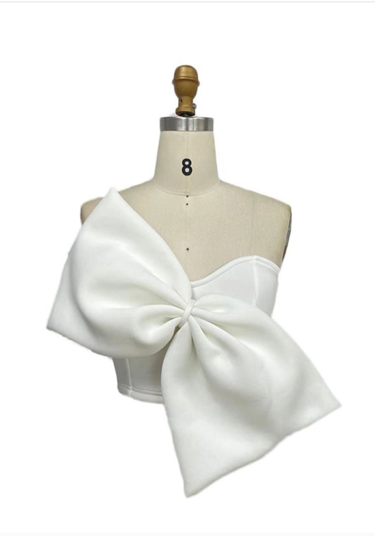 RIBBON STRAPLESS TOP